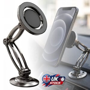 Magnetic Car Phone Holder with Metal Ring